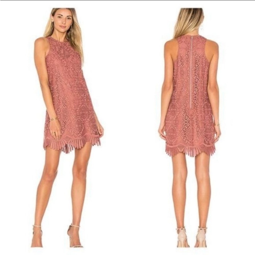Lovers + Friends Caspian Shift Dress in Mauve